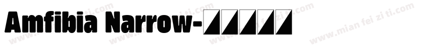 Amfibia Narrow字体转换